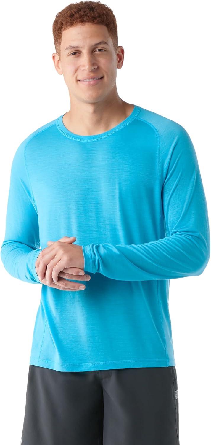 imageSmartwool Mens Active Ultralite Long SleevePool Blue