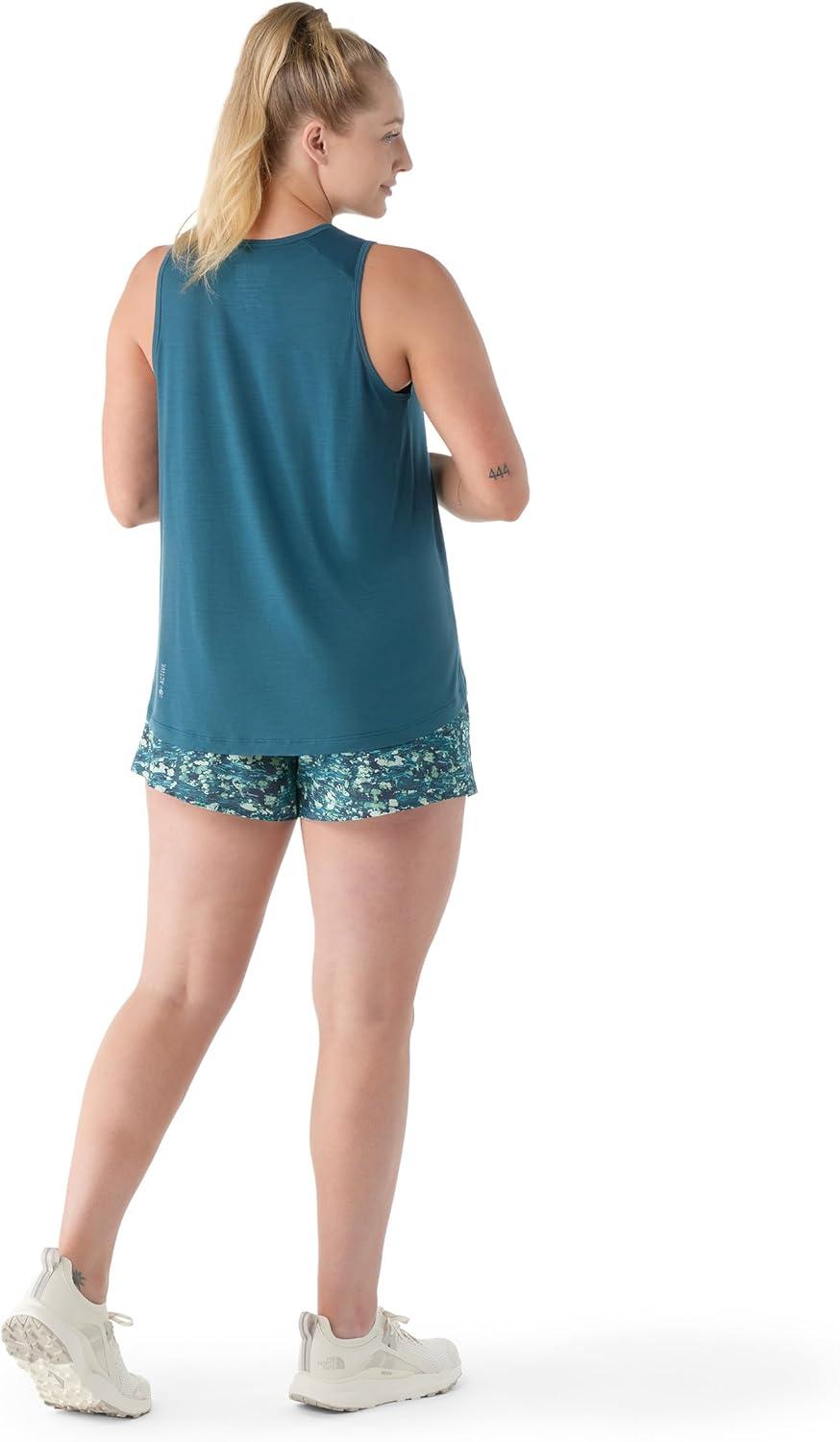 imageSmartwool Womens Active Ultralite High Neck TankTwilight Blue