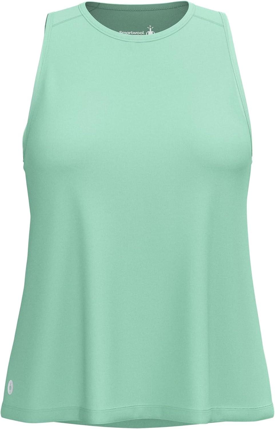 imageSmartwool Womens Active Ultralite High Neck TankZen Green