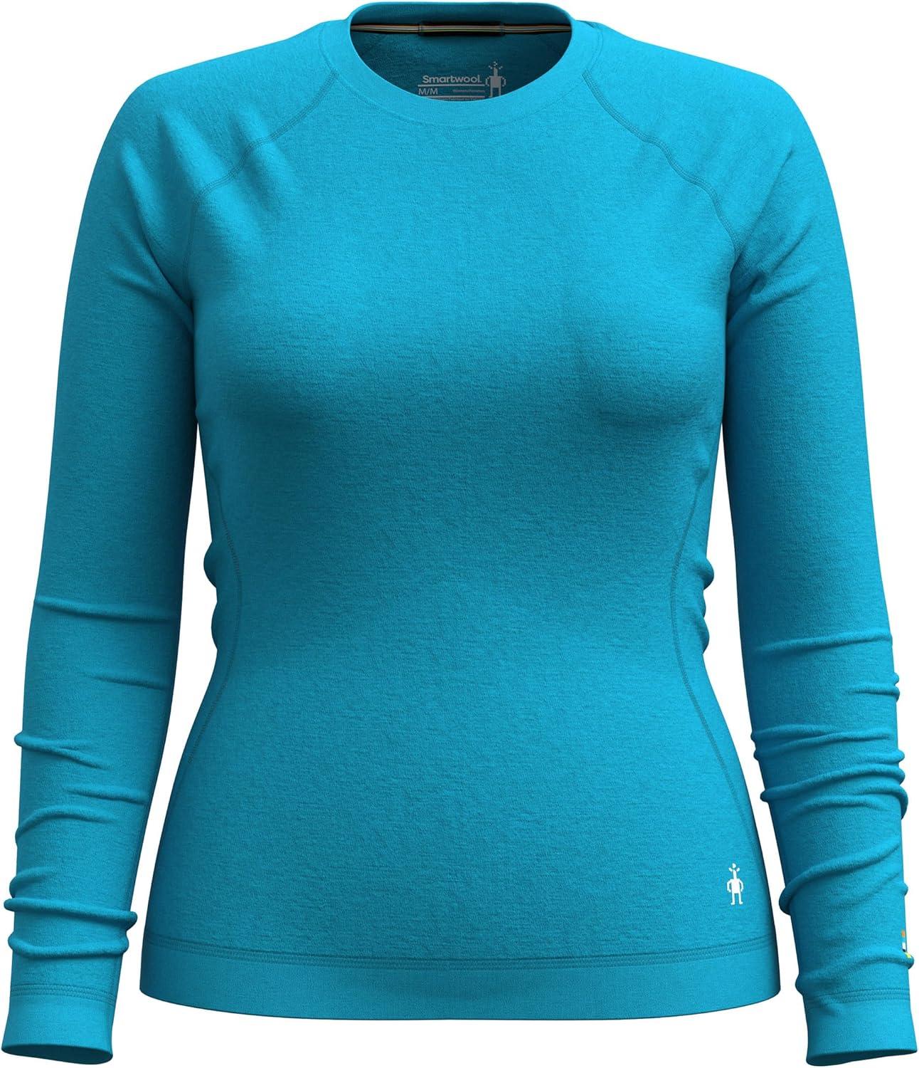 imageSmartwool Womens Classic Thermal Merino Base Layer CrewDeep Pool Blue