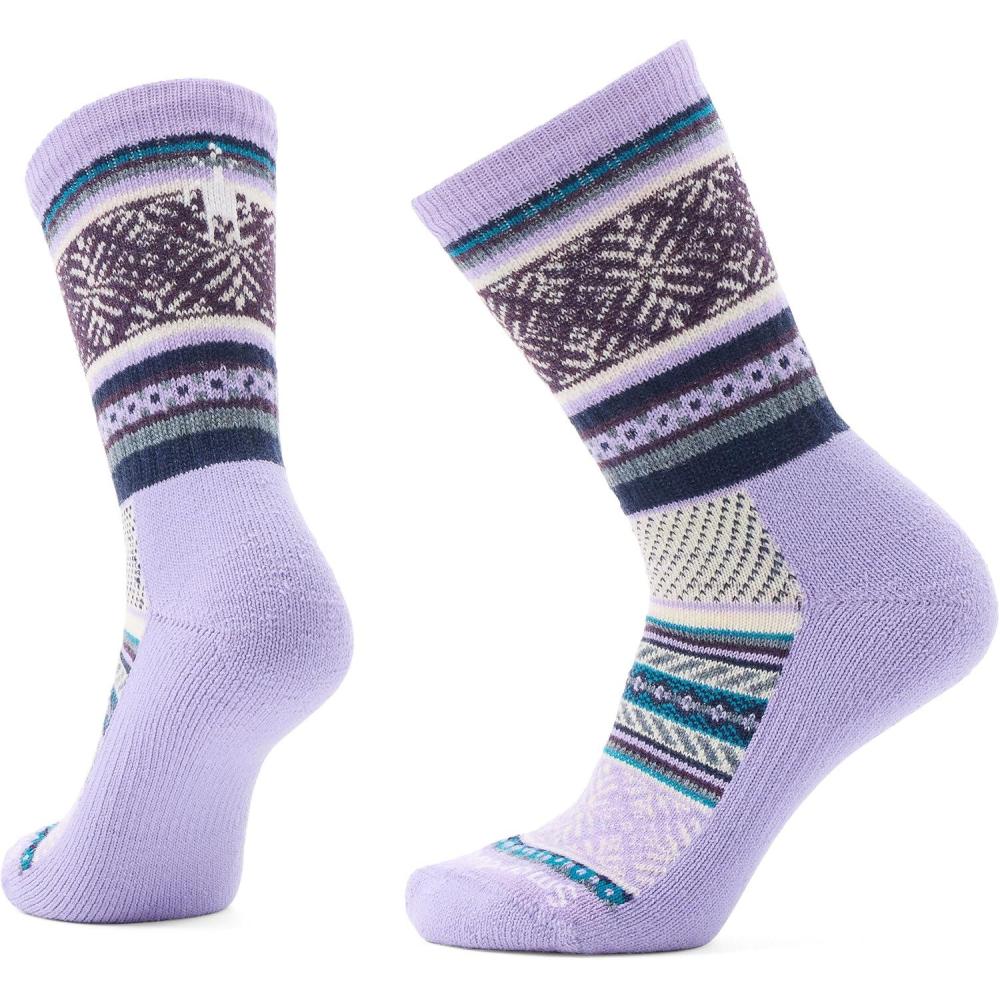 imageSmartwool Everyday Fair Isle Sweater Crew SocksUltra Violet