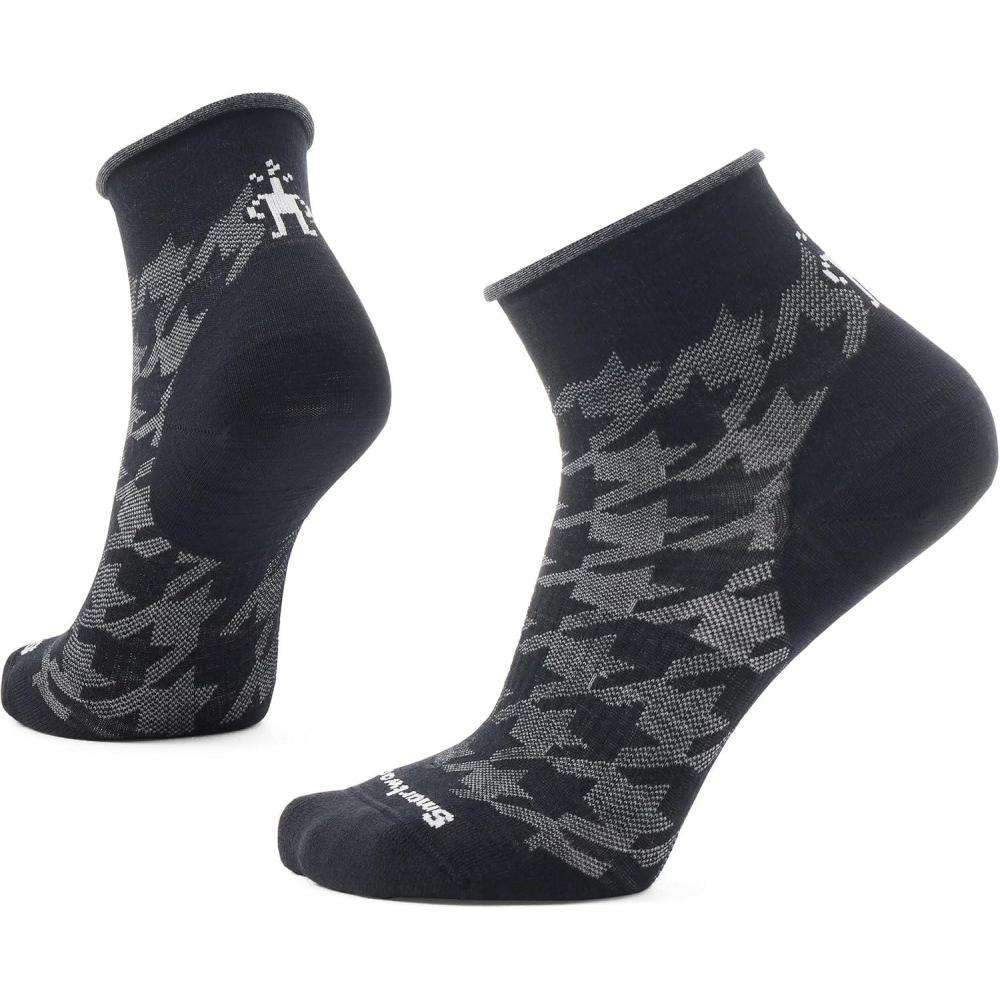 imageSmartwool Everyday Hounds Tooth Ankle SocksBlack