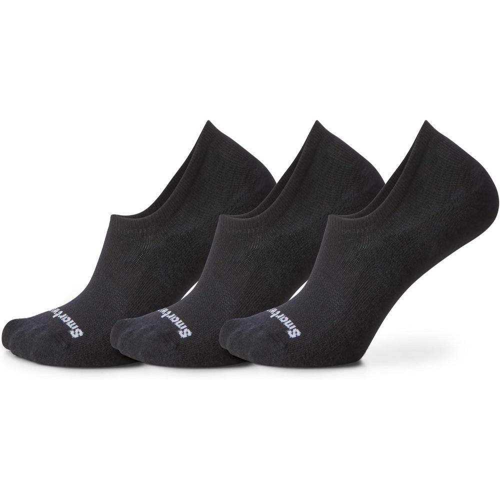 imageSmartwool Everyday Light Cushion No Show Socks for Men and WomenBlack3pk