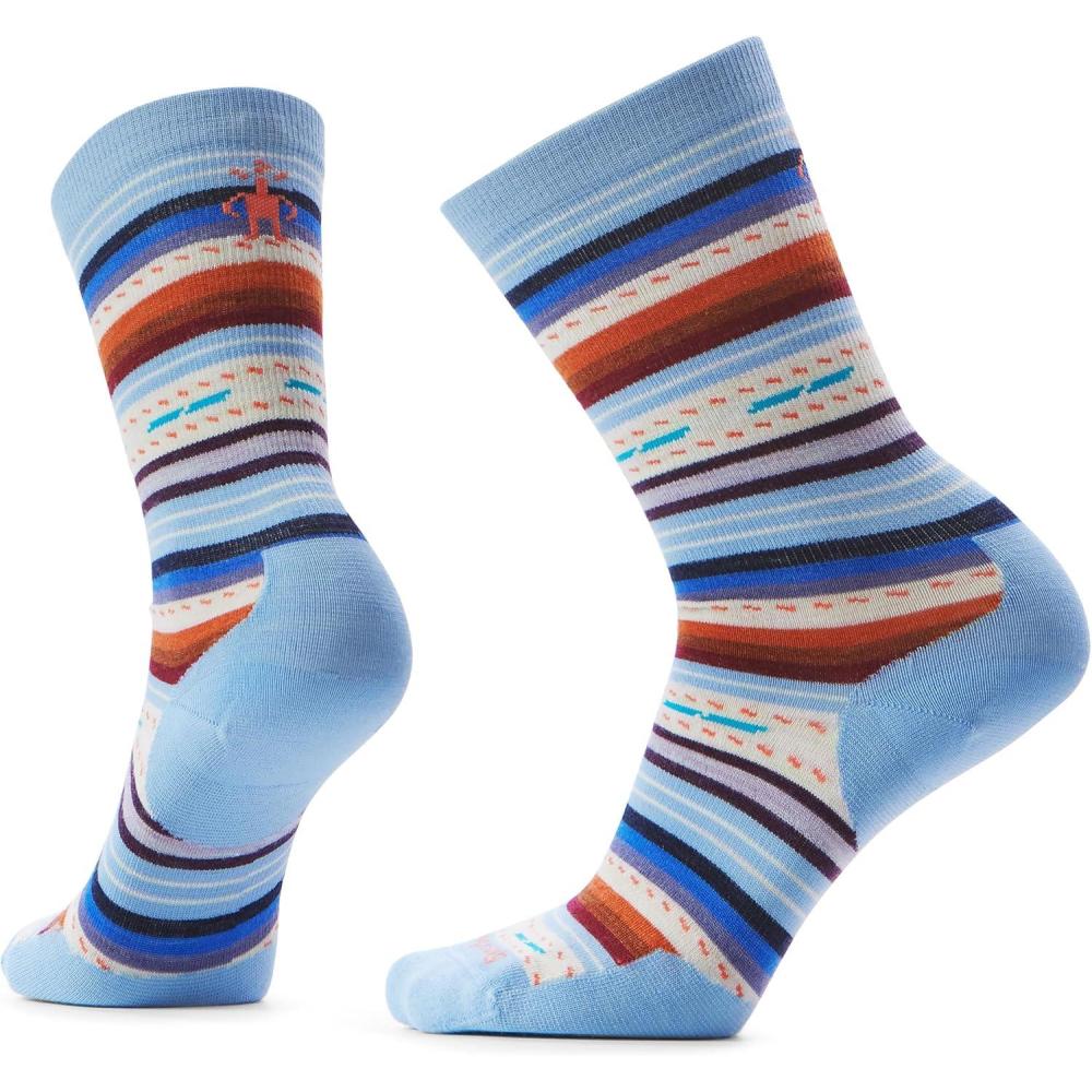 imageSmartwool Everyday Margarita Crew Socks For Men And WomenSerene Blue