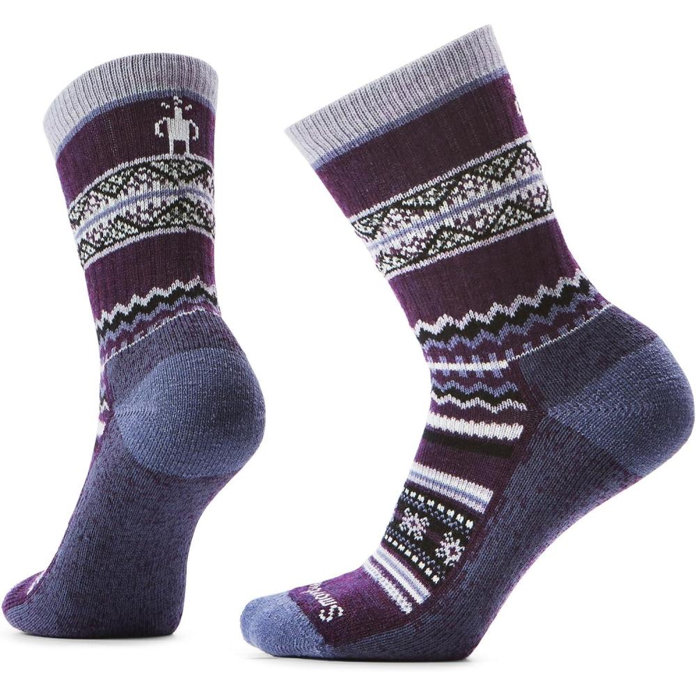 imageSmartwool Everyday Snowed in Sweater Crew Socks For Men and WomenChalk Violet