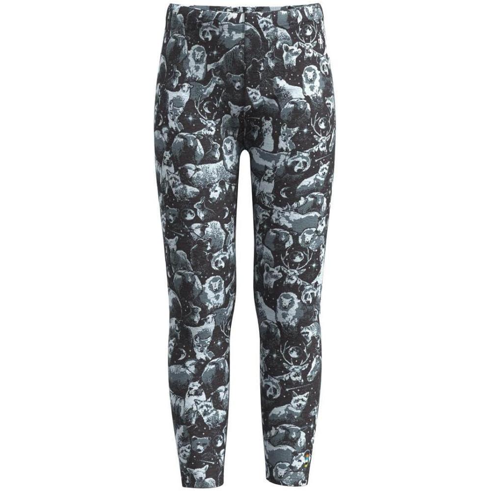imageSmartwool Kids Classic Thermal Merino Base Layer Bottoms for Boys and GirlsToddlerLittle KidBig KidWinter Sky Animals