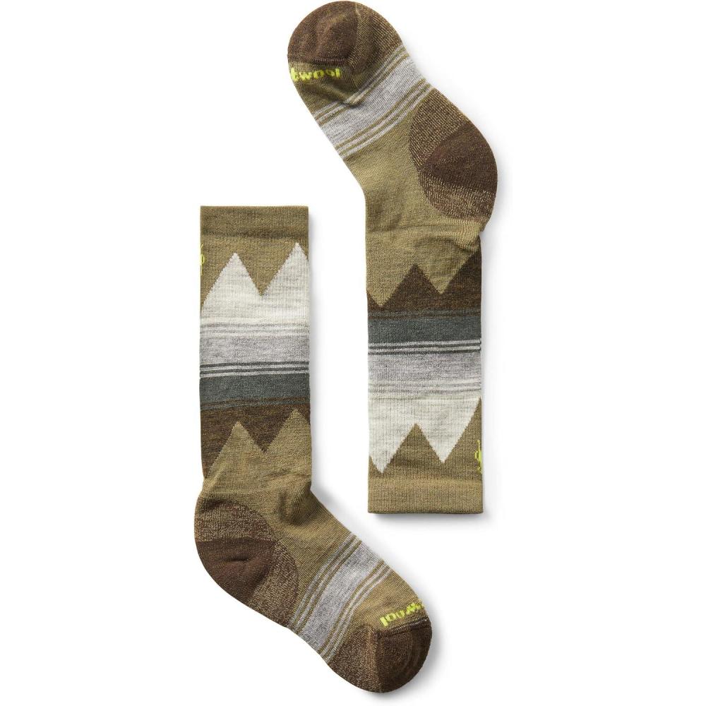 imageSmartwool Kids Ski Light Cushion Over The Calf Socks ToddlerLittle Big KidWinter Moss