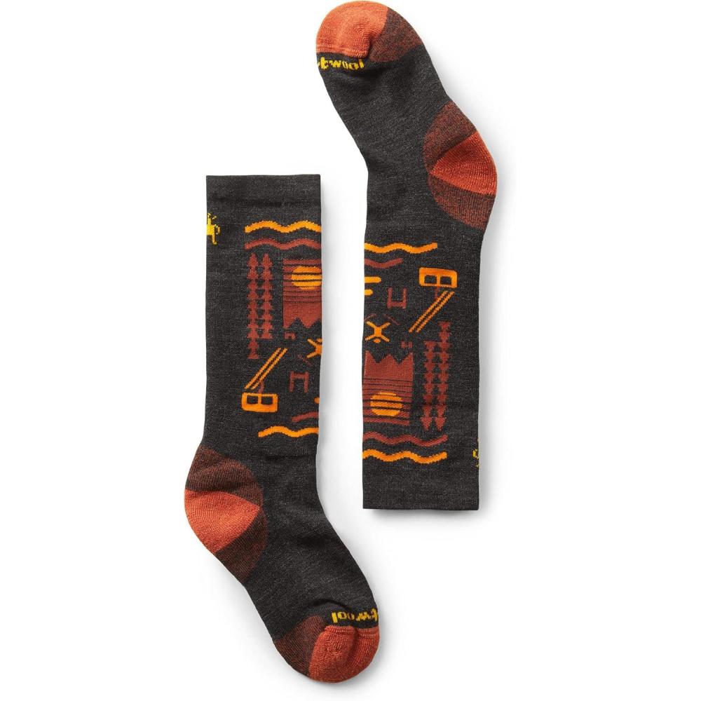 imageSmartwool Kids Wintersport Full Cushion Ski Day Over The Calf SocksCharcoal