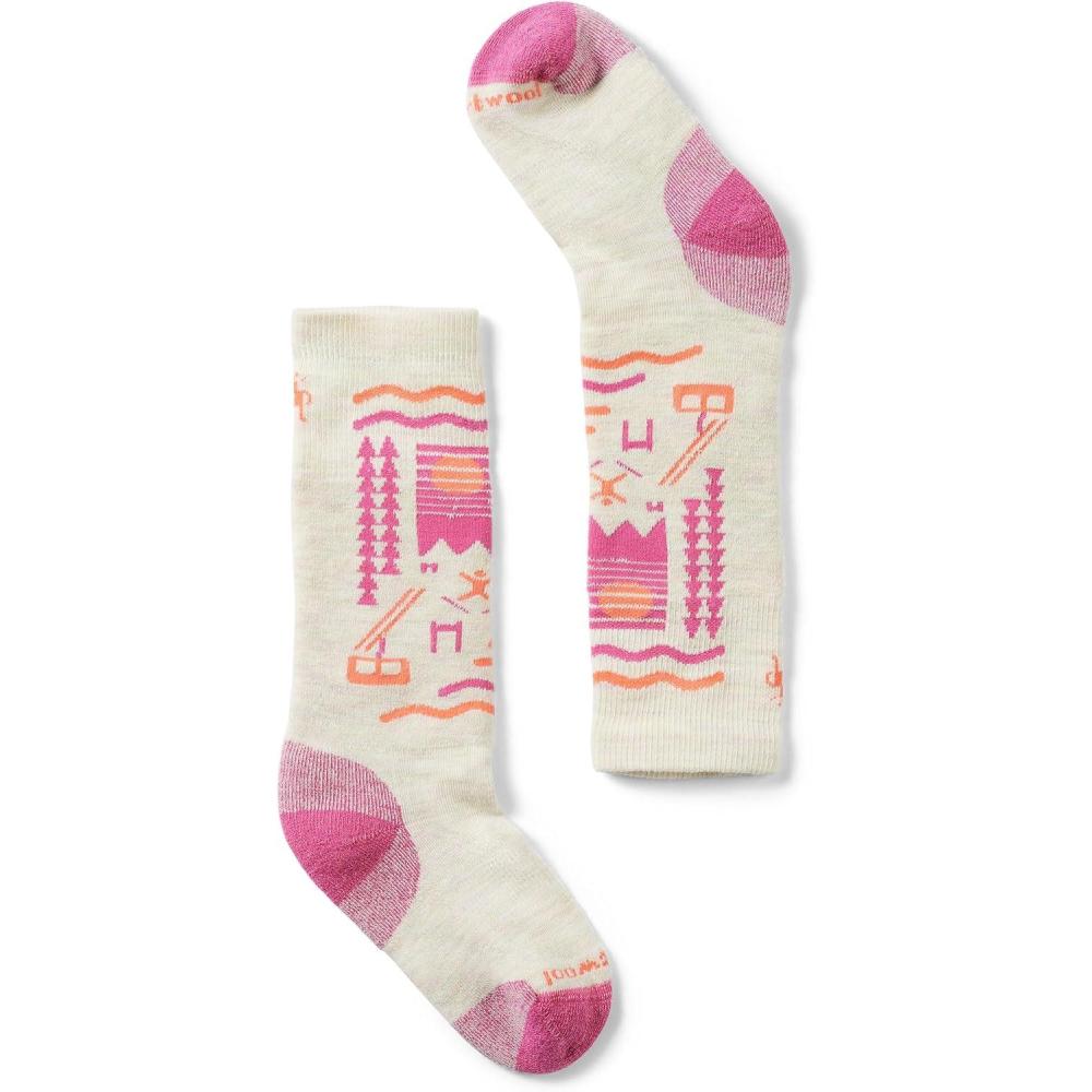 imageSmartwool Kids Wintersport Full Cushion Ski Day Over The Calf SocksMoonbeam