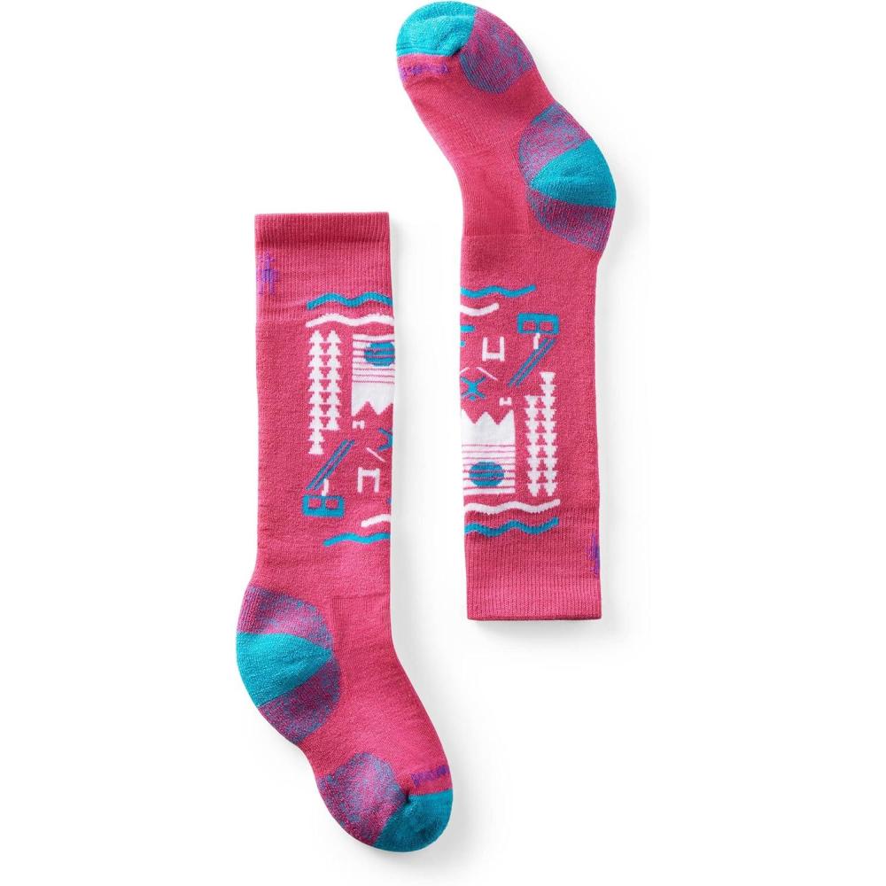 imageSmartwool Kids Wintersport Full Cushion Ski Day Over The Calf SocksPower Pink