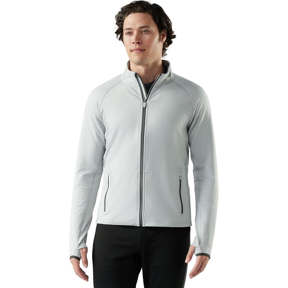 imageSmartwool Mens Active Fleece JacketStorm Gray