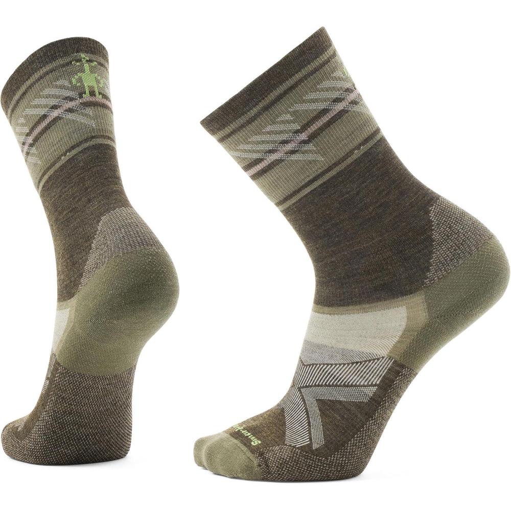 imageSmartwool Mens Bike Targeted Cushion Cold Weather Crew SocksMilitary Olive