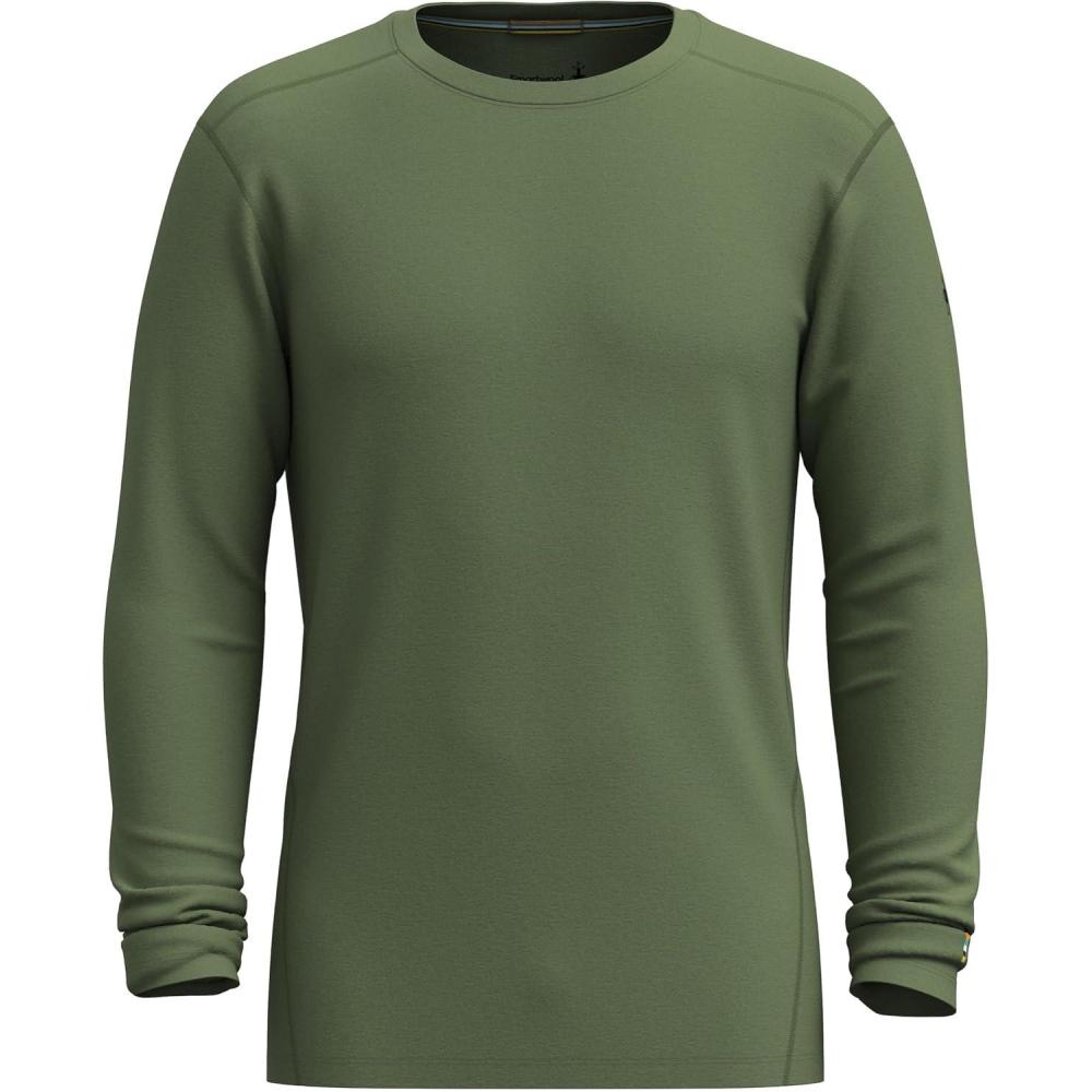 imageSmartwool Mens Classic AllSeason Merino Base Layer Long SleeveFern Green