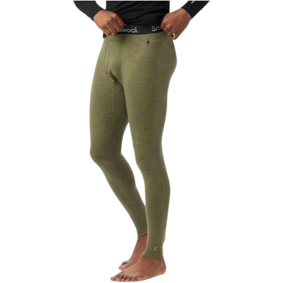 imageSmartwool Mens Classic Thermal Merino Base Layer BottomWinter Moss Heather