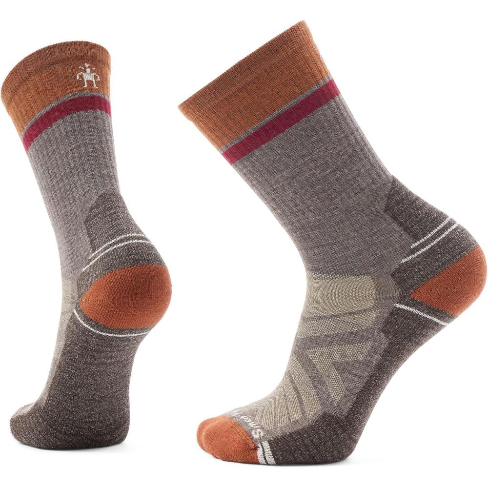 imageSmartwool Mens Hike Light Cushion Winding Trail Crew SocksTaupe