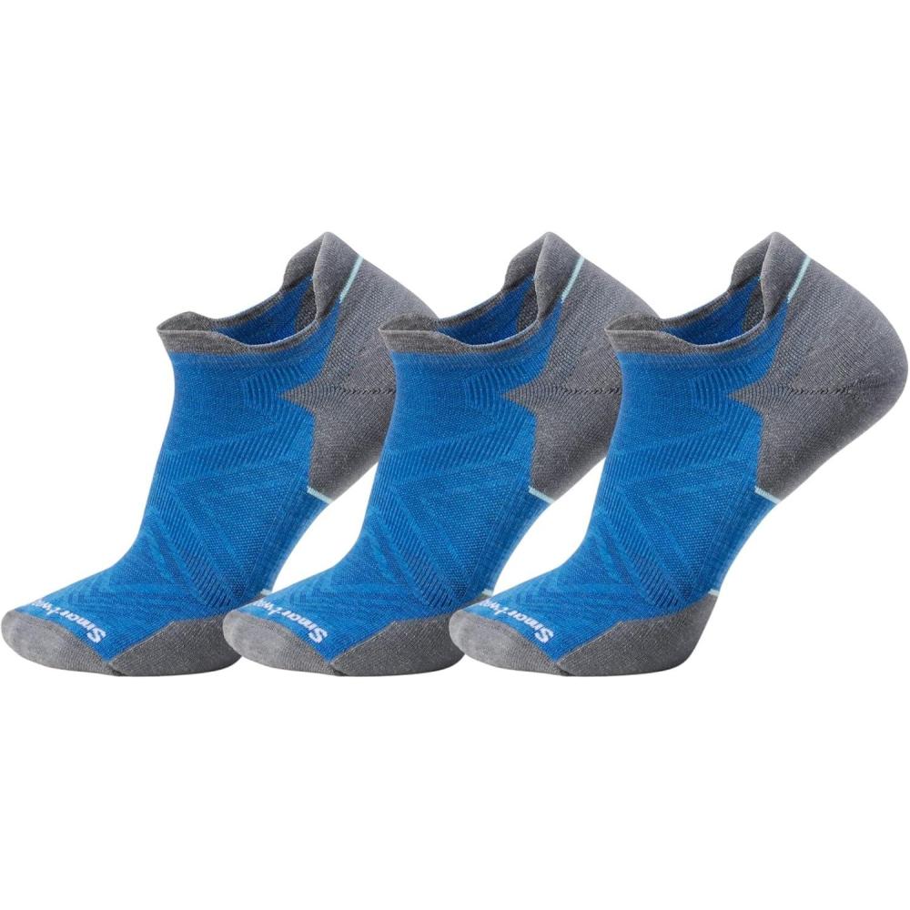 imageSmartwool Mens Run Targeted Cushion Low Ankle SocksLaguna Blue3pk