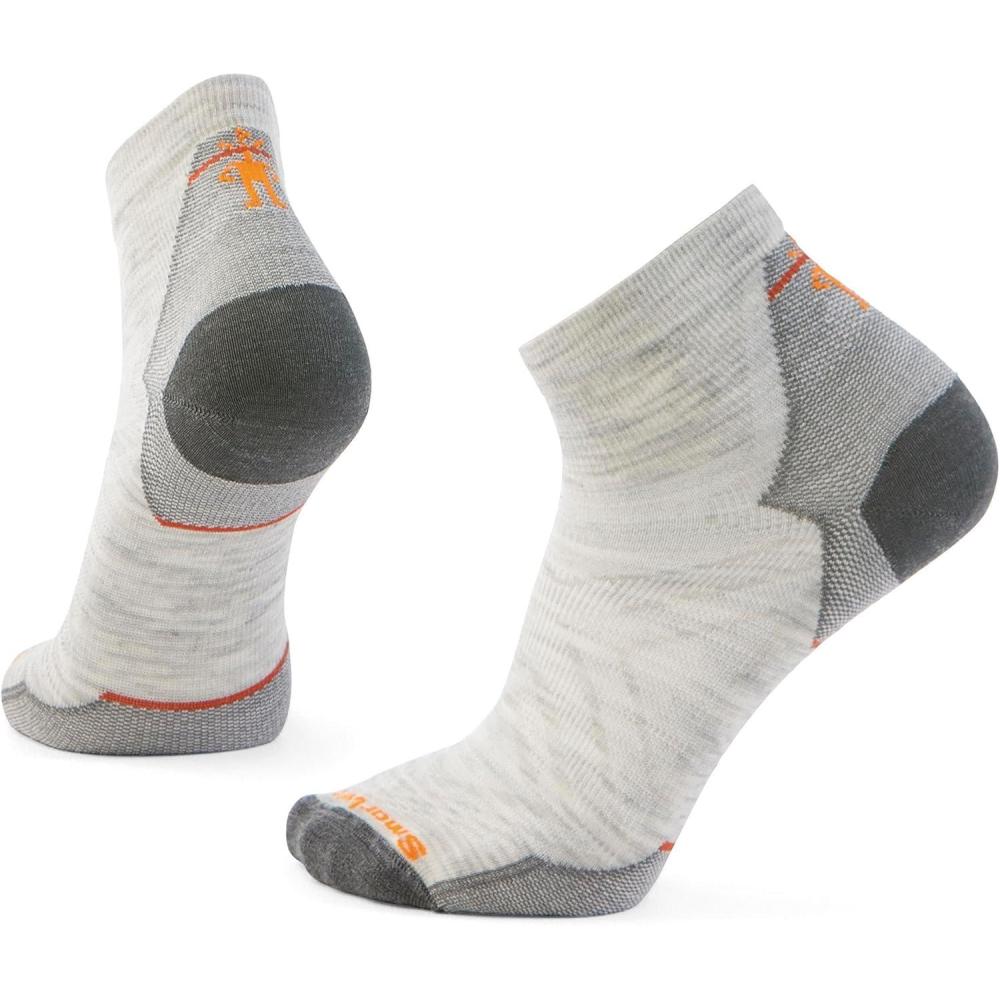 imageSmartwool Mens Run Zero Cushion Ankle SocksAsh
