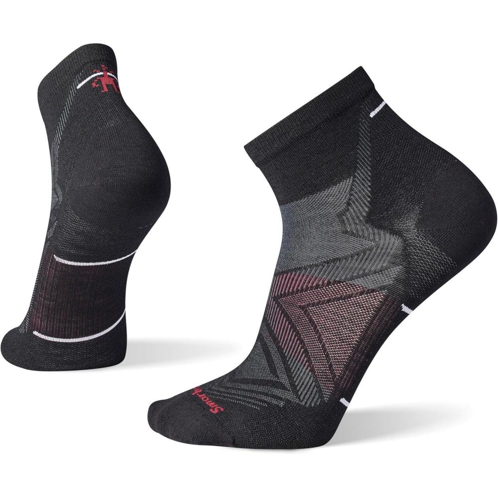 imageSmartwool Mens Run Zero Cushion Ankle SocksBlack