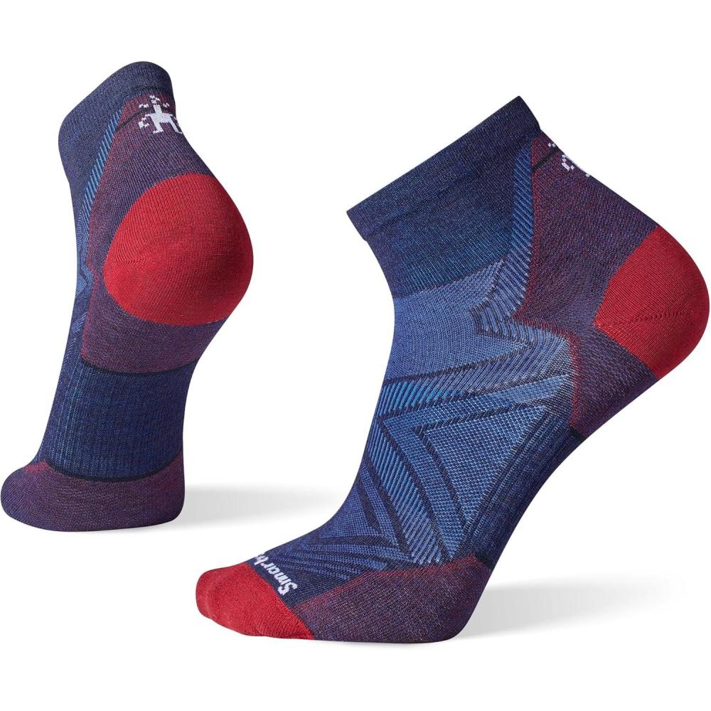 imageSmartwool Mens Run Zero Cushion Ankle SocksDeep Navy