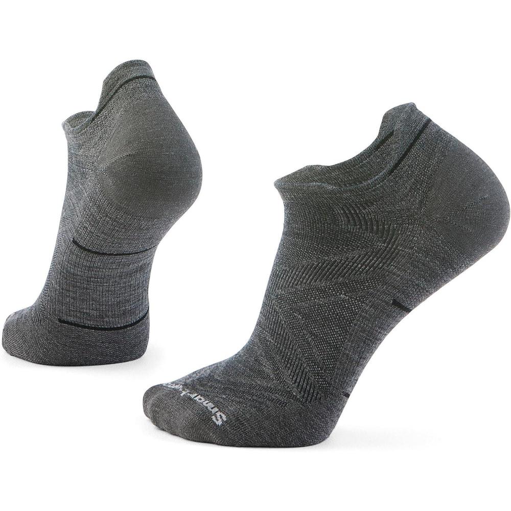 imageSmartwool Mens Run Zero Cushion Low Ankle SocksMedium Gray