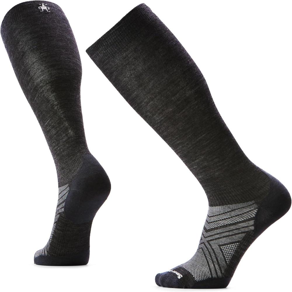 imageSmartwool Mens Ski Zero Cushion Extra Stretch Over The Calf SocksCharcoal