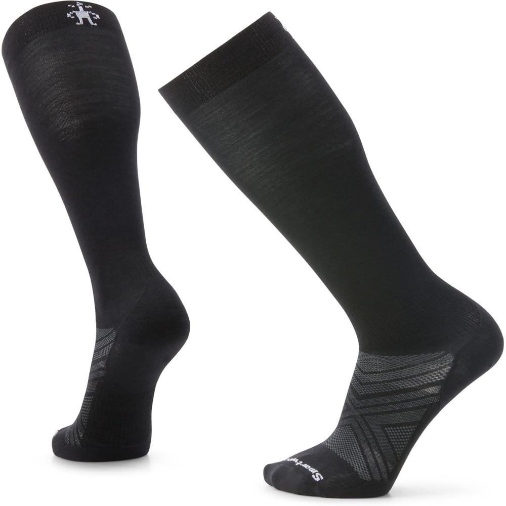 imageSmartwool Ski Zero Cushion Over The Calf Socks For Men and WomenBlack