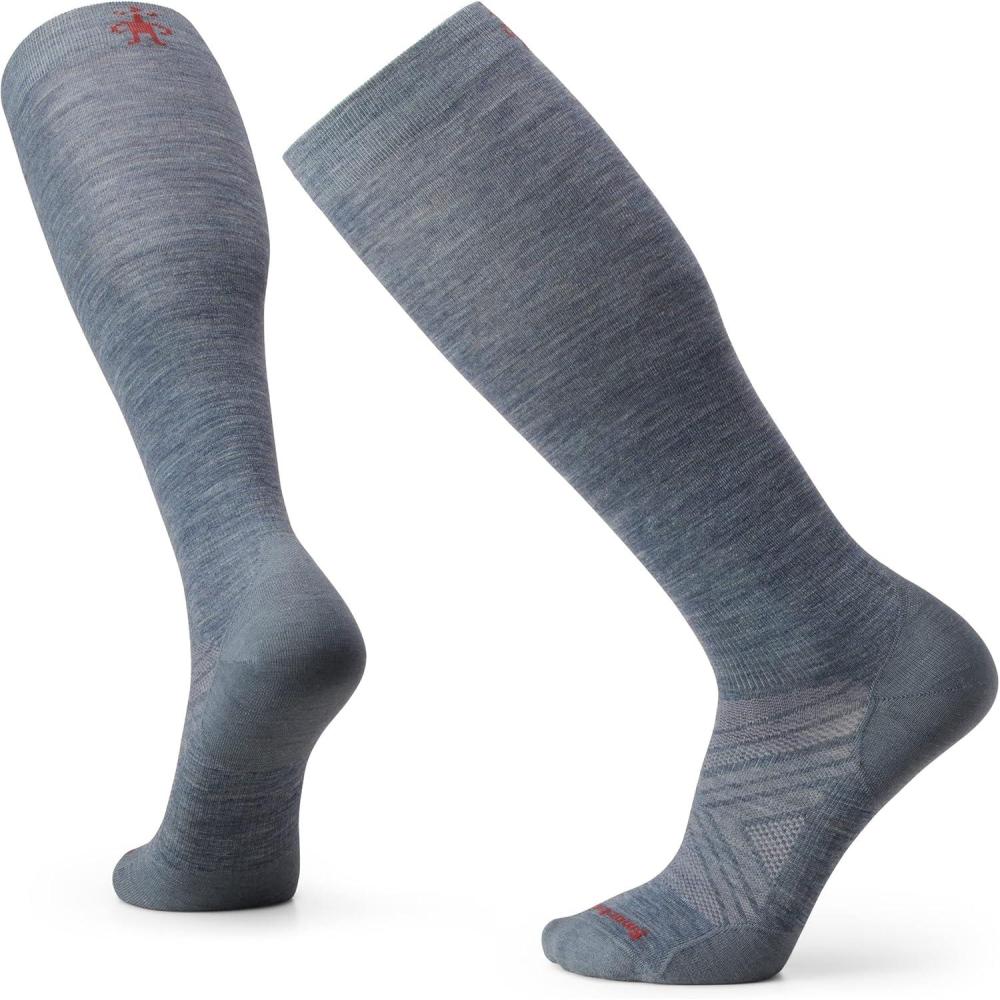 imageSmartwool Ski Zero Cushion Over The Calf Socks For Men and WomenPewter Blue