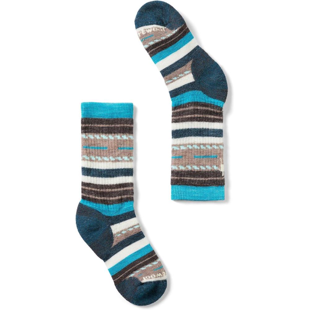 imageSmartwool Unisex Kids Hike Full Cushion Margarita Crew Socks ToddlerLittle KidBig KidCapri