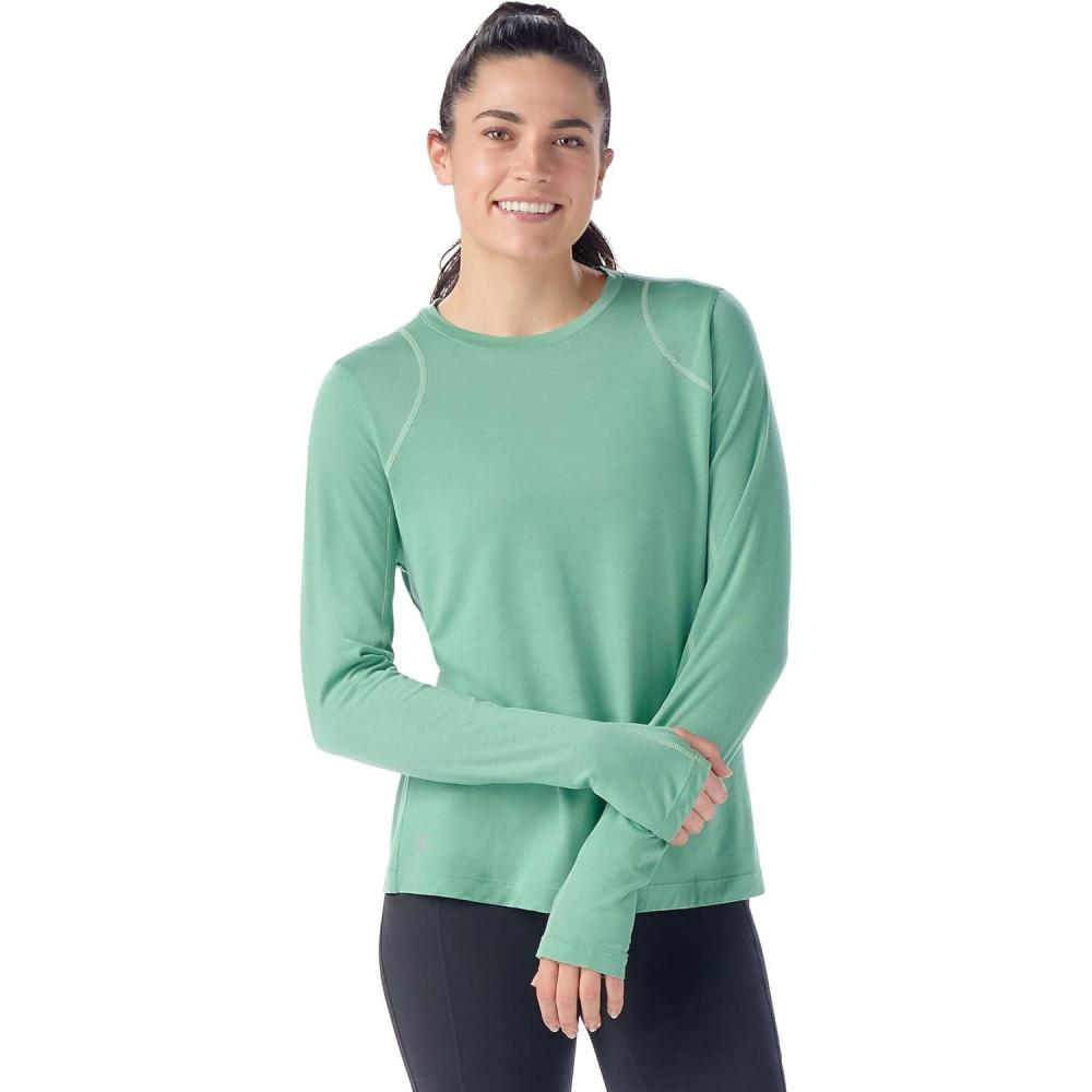 imageSmartwool Womens Active Long SleeveZen Green
