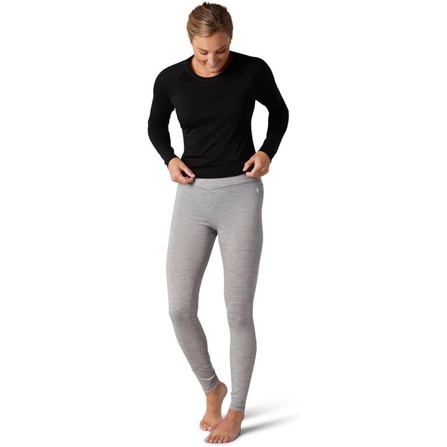imageSmartwool Womens Classic AllSeason Merino Base Layer BottomsLight Gray Heather