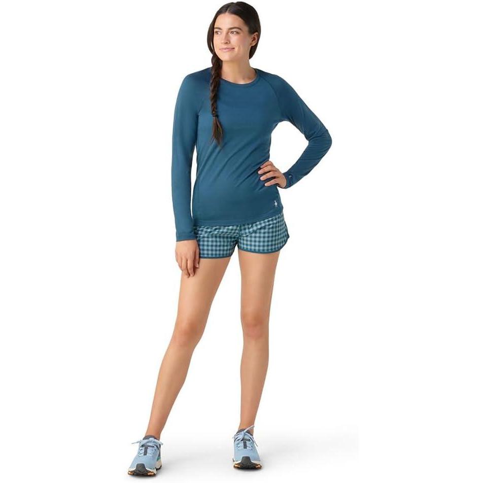 imageSmartwool Womens Classic AllSeason Merino Base Layer Long SleeveTwilight Blue