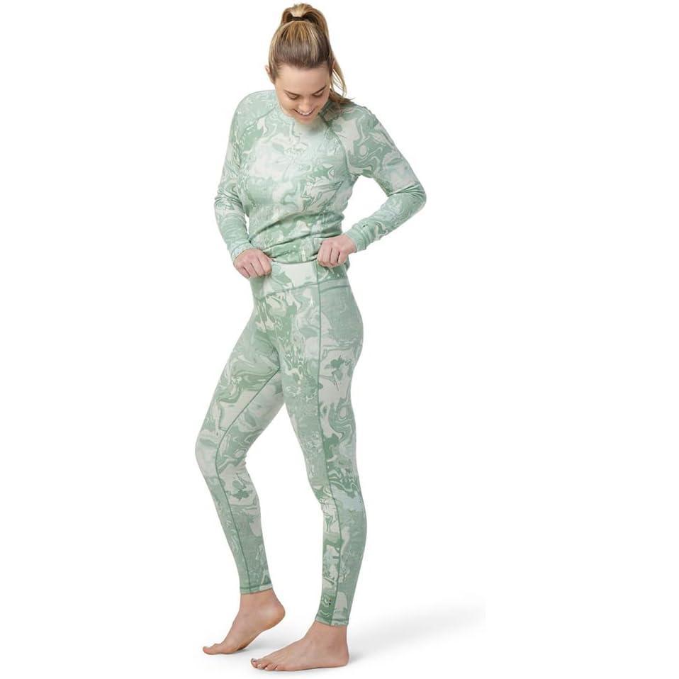 imageSmartwool Womens Classic Thermal Merino Base Layer BottomJade Marble