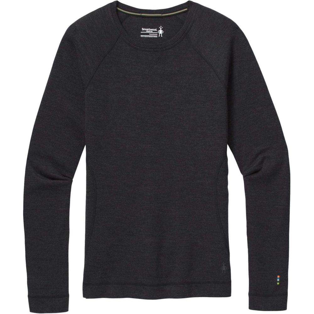 imageSmartwool Womens Classic Thermal Merino Base Layer CrewCharcoal Heather