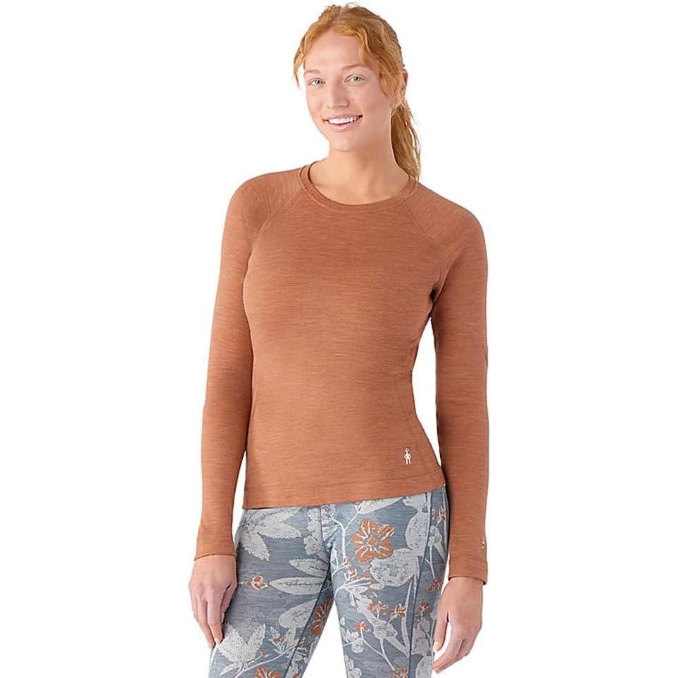 imageSmartwool Womens Classic Thermal Merino Base Layer CrewCopper Heather