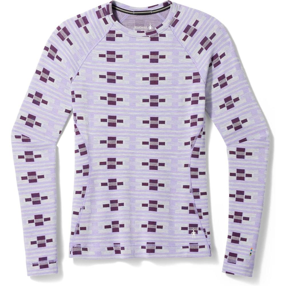 imageSmartwool Womens Classic Thermal Merino Base Layer CrewViolet Flirt With Me