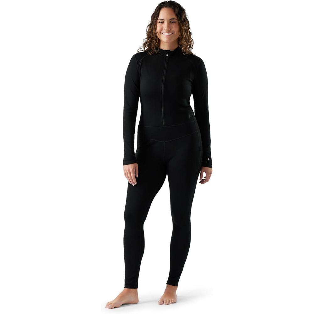 imageSmartwool Womens Classic Thermal Merino Base Layer One PieceBlack