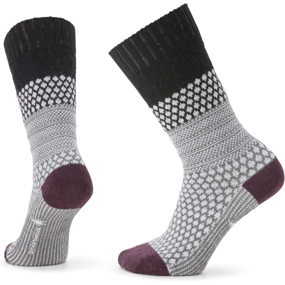 imageSmartwool Womens Everyday Cozy Popcorn Cable Crew SocksBlack