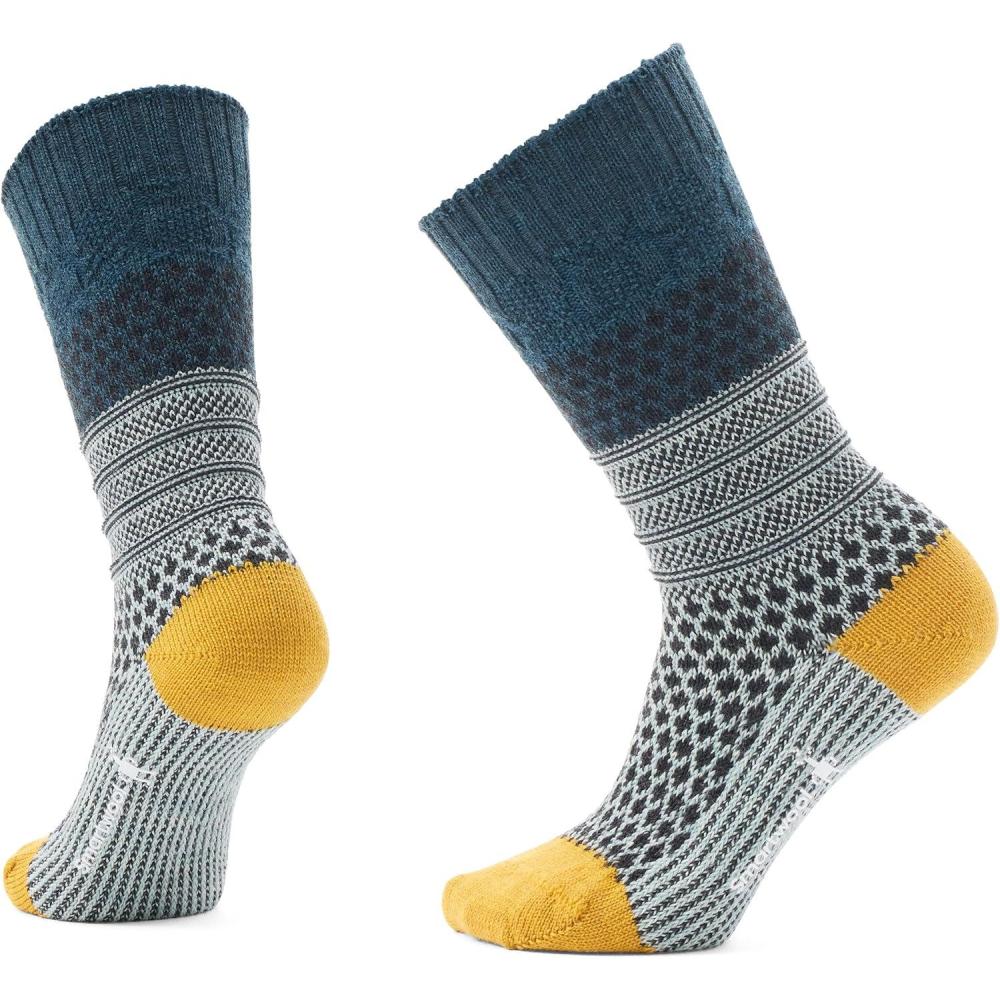 imageSmartwool Womens Everyday Cozy Popcorn Cable Crew SocksFrosty Green