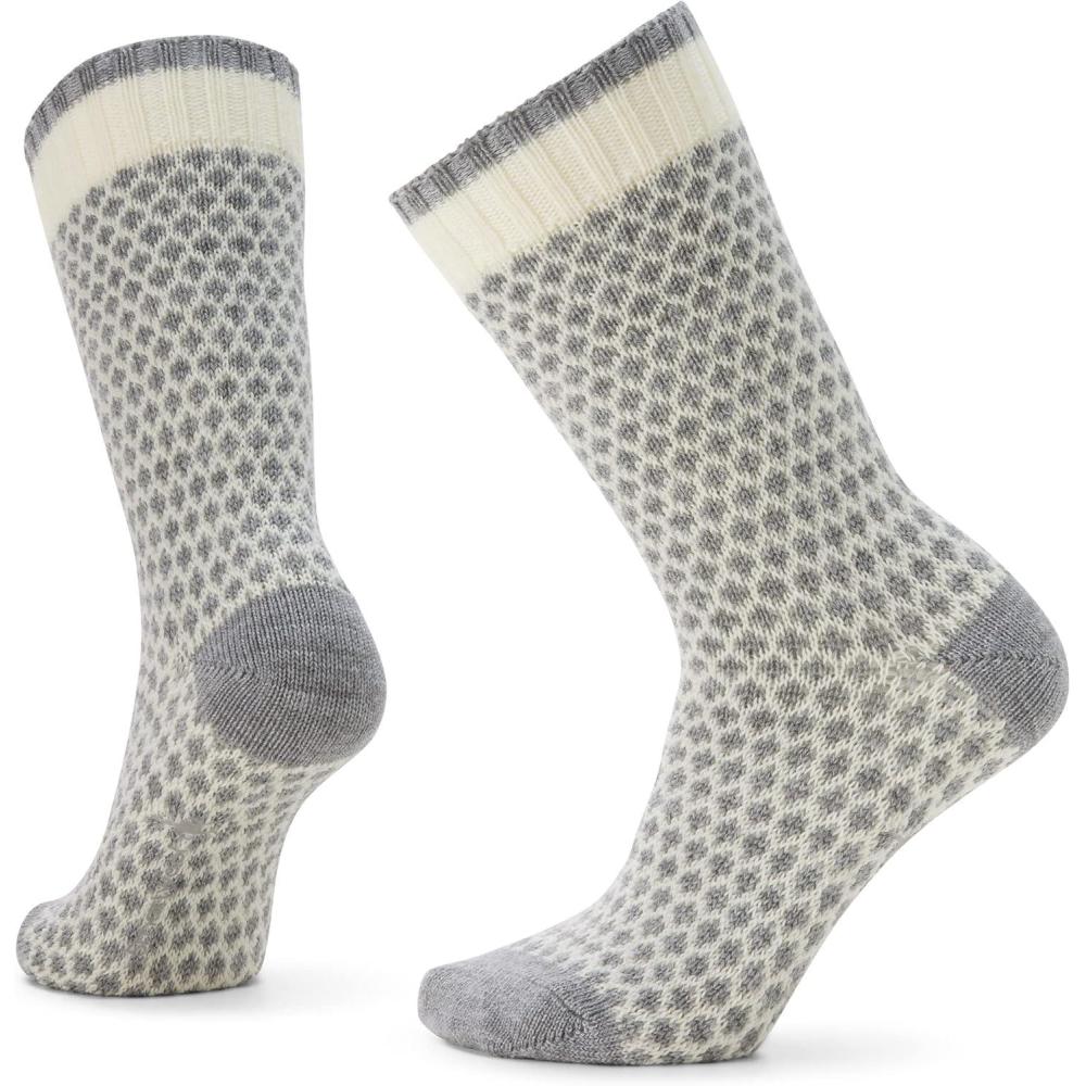 imageSmartwool Womens Everyday Cozy Popcorn Polka Dot Crew SocksNatural