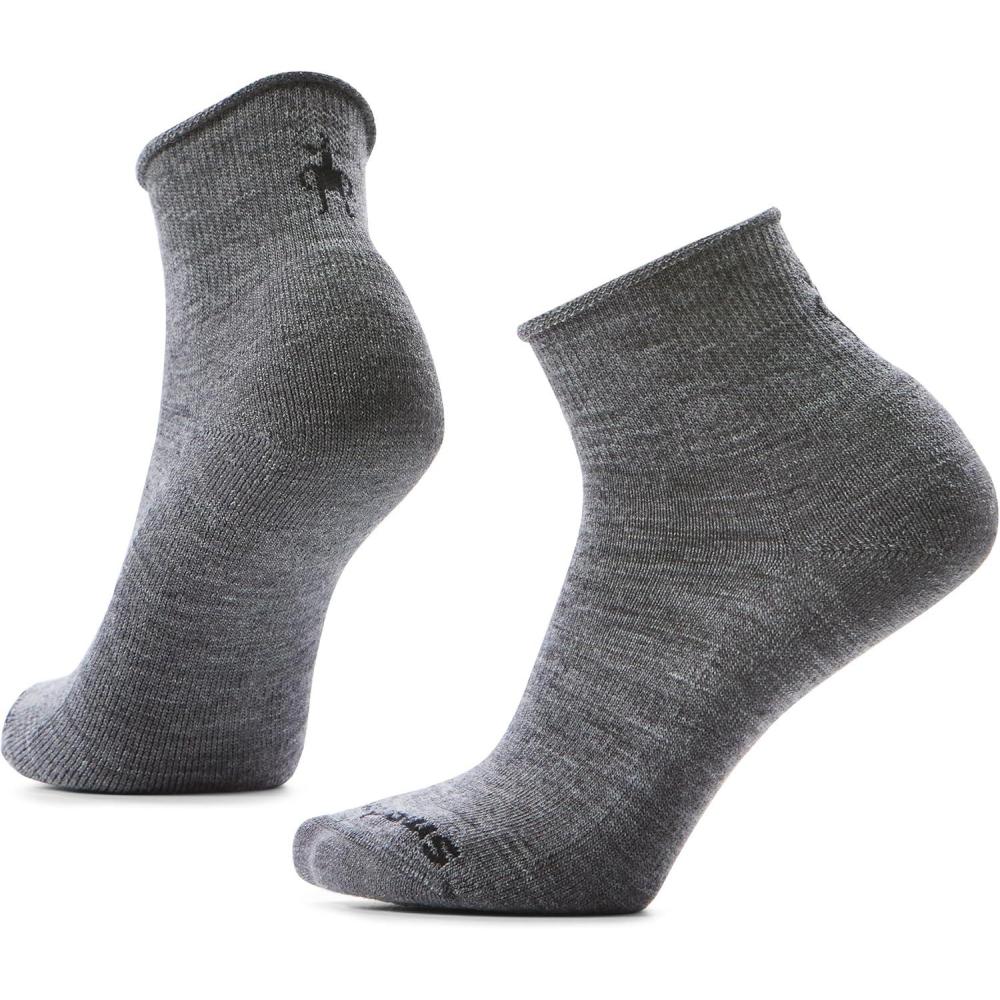 imageSmartwool Womens Everyday Roll Top Ankle SocksMedium Gray