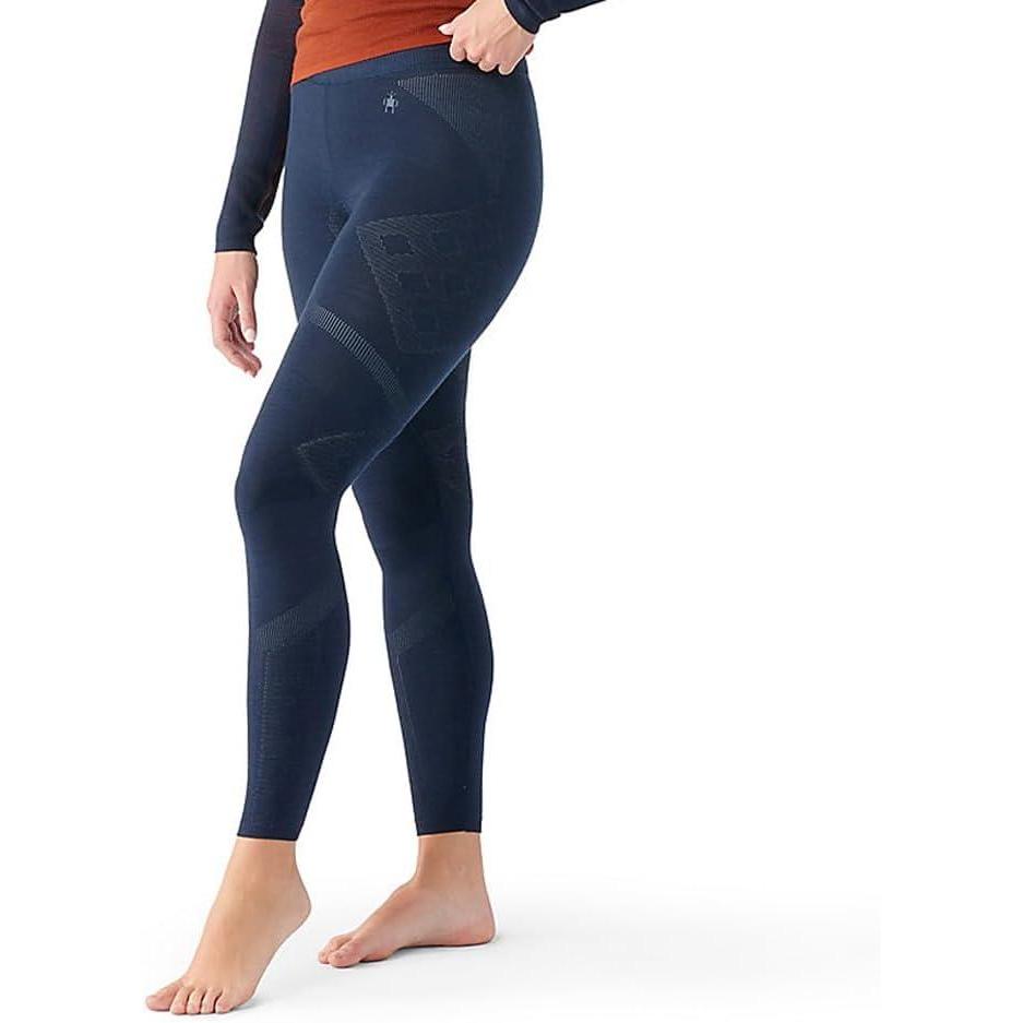 imageSmartwool Womens Intraknit Thermal Merino Base Layer BottomsDeep NavyPewter Blue