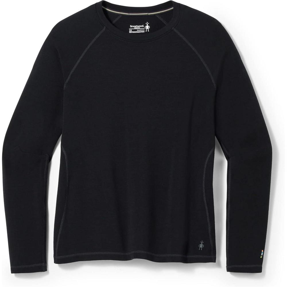 imageSmartwool Womens Plus Size Classic Thermal Merino Base Layer CrewBlack