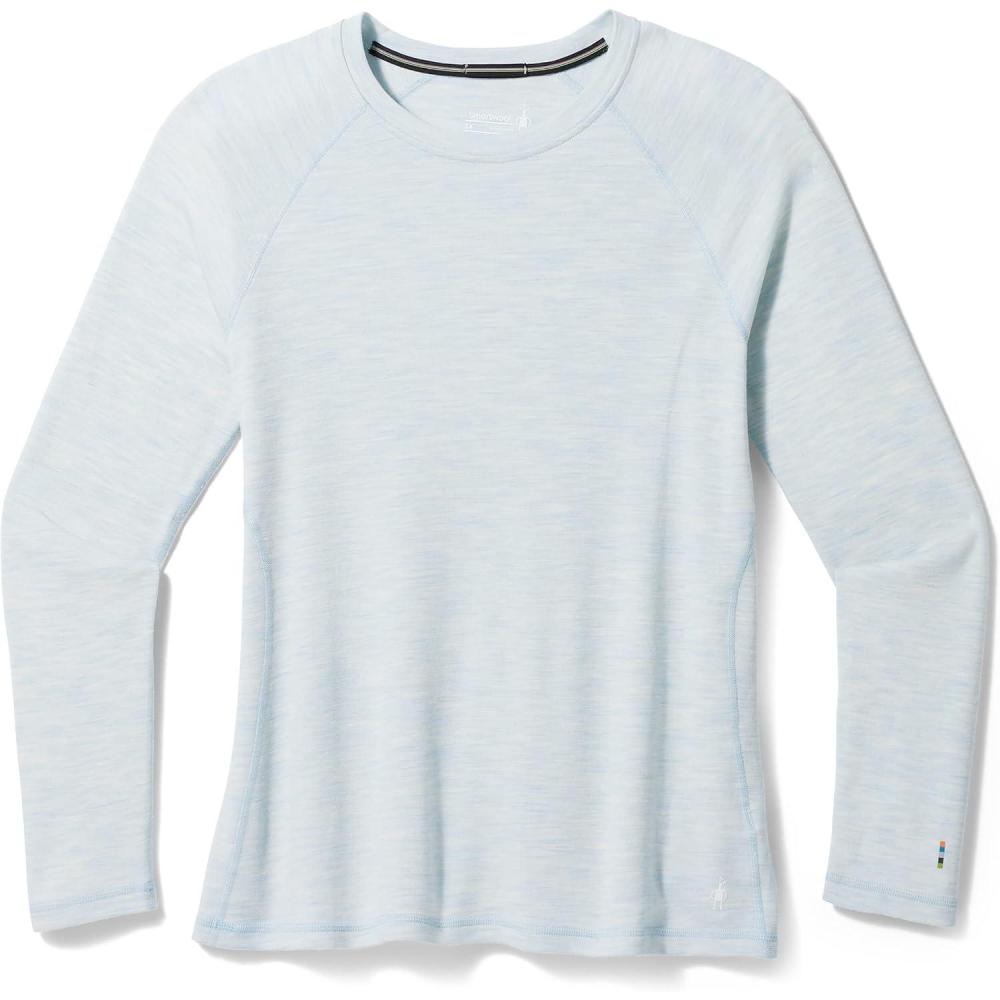 imageSmartwool Womens Plus Size Classic Thermal Merino Base Layer CrewWinter Sky Heather