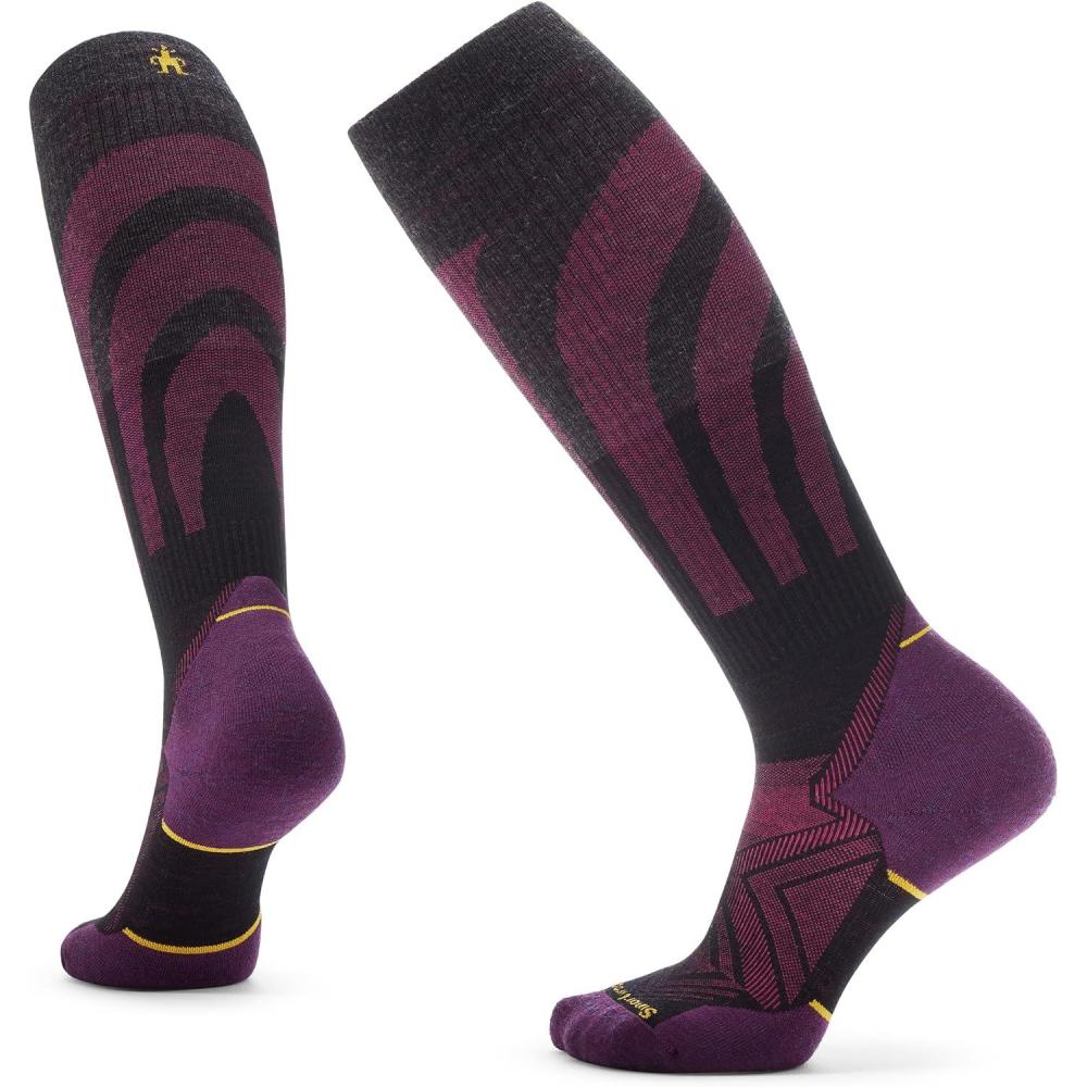 imageSmartwool Womens Run Targeted Cushion Compression Over The Calf SocksBlack