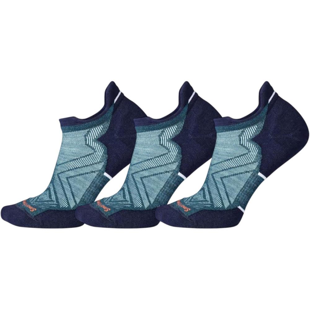 imageSmartwool Womens Run Targeted Cushion Low Ankle SocksTwilight Blue3pk