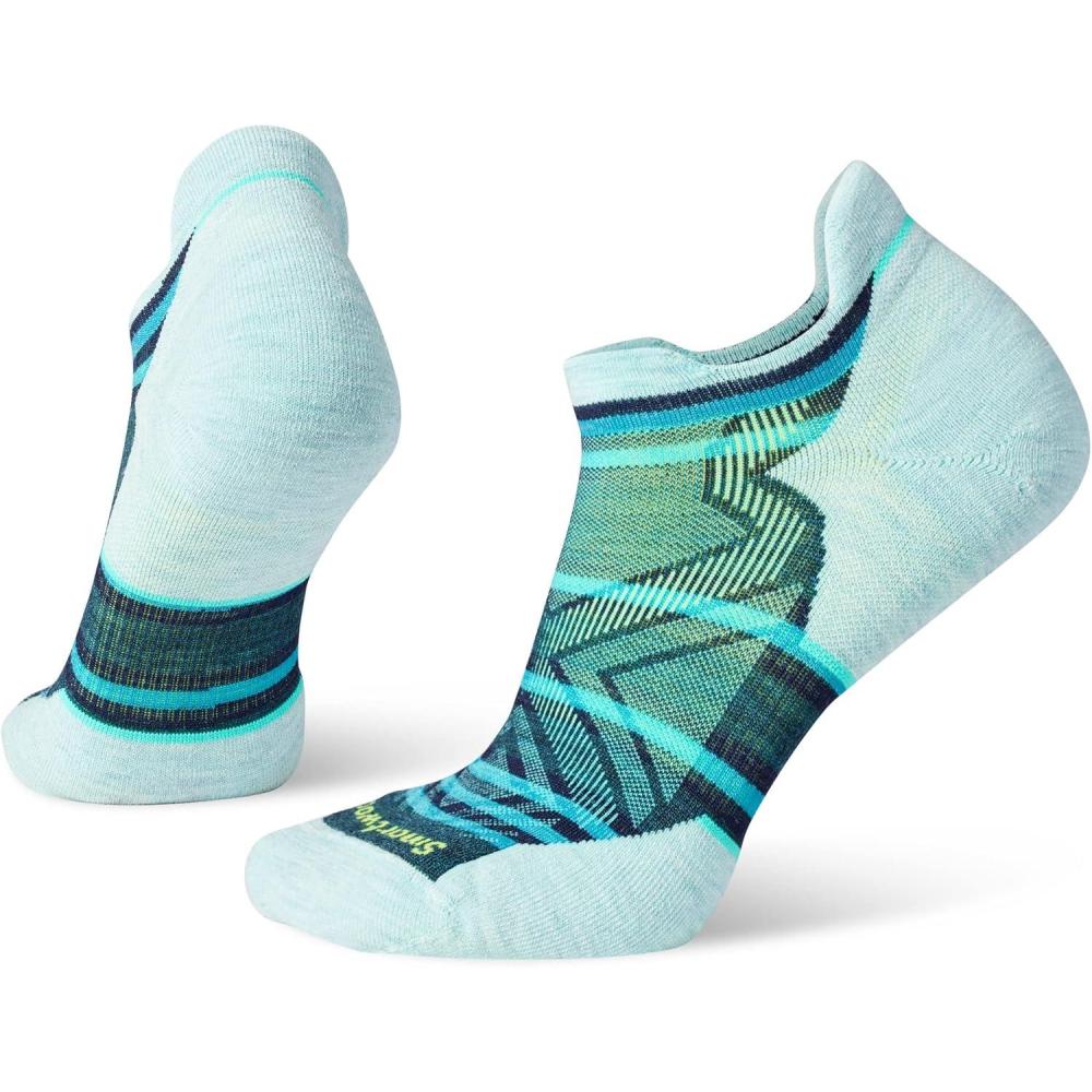 imageSmartwool Womens Run Targeted Cushion Stripe Low Ankle SocksTwilight Blue