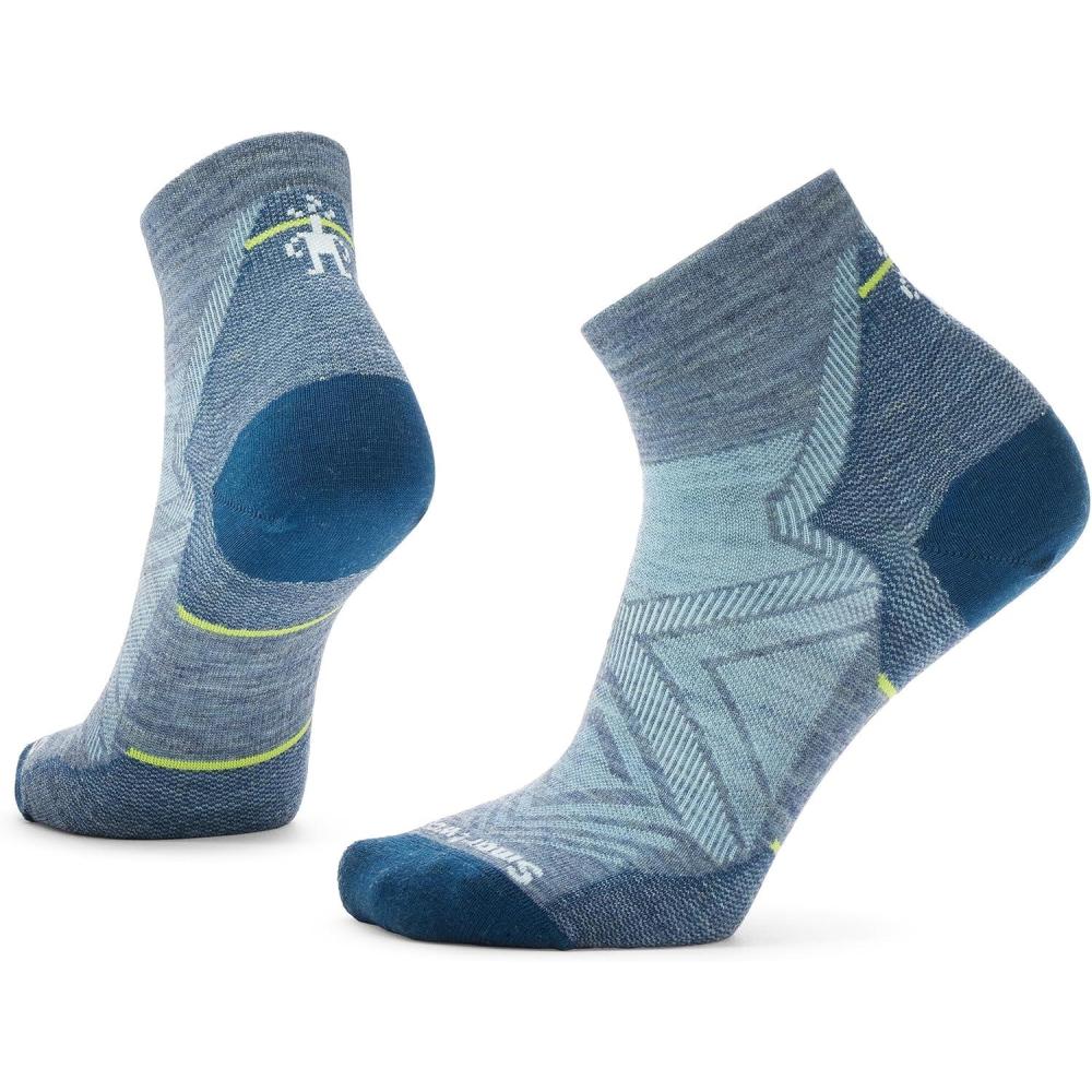 imageSmartwool Womens Run Zero Cushion Ankle SocksPewter Blue