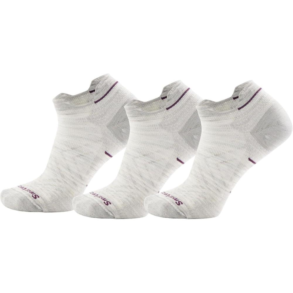 imageSmartwool Womens Run Zero Cushion Low Ankle SocksAsh3pk