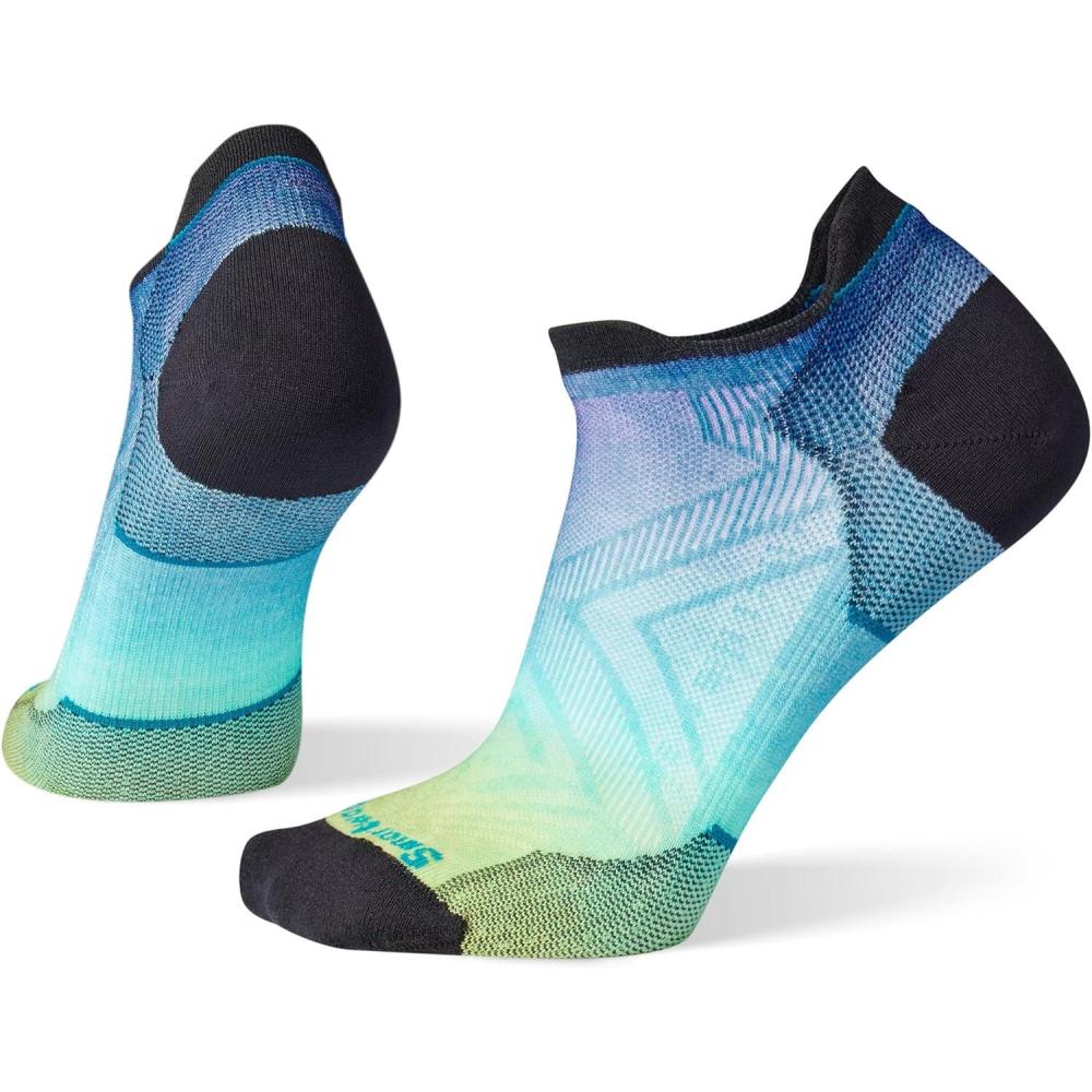 imageSmartwool Womens Run Zero Cushion Ombre Print Low Ankle SocksCapri