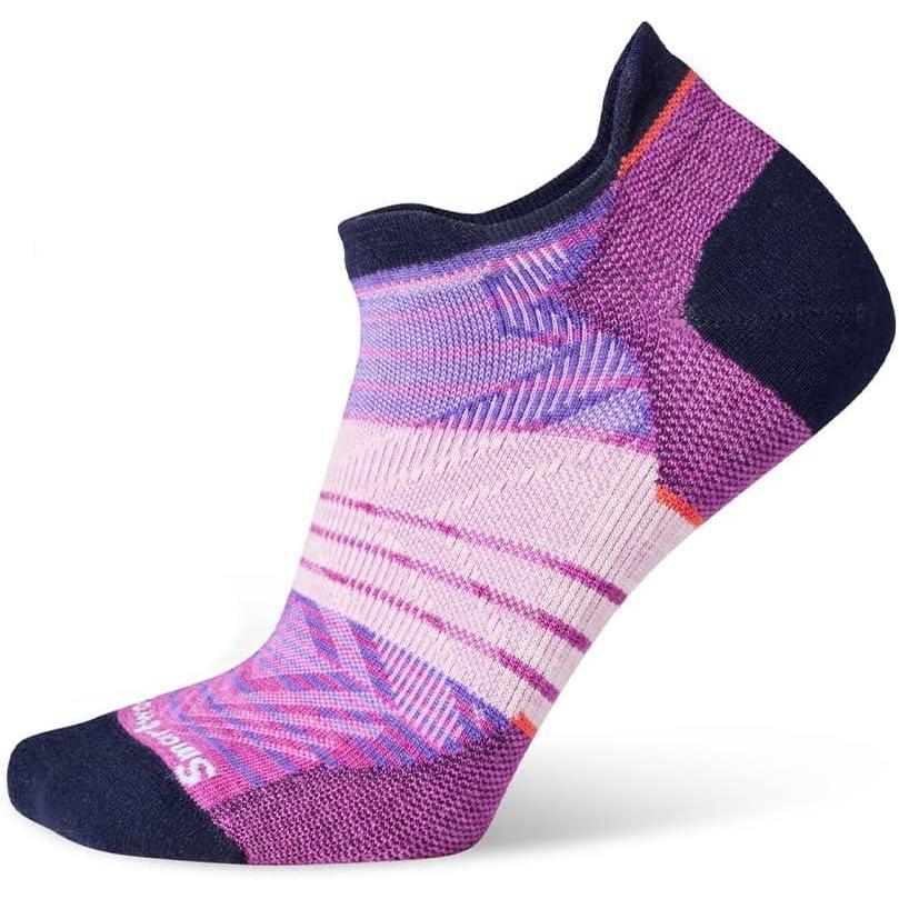 imageSmartwool Womens Run Zero Cushion Stripe Low Ankle SocksMeadow Mauve